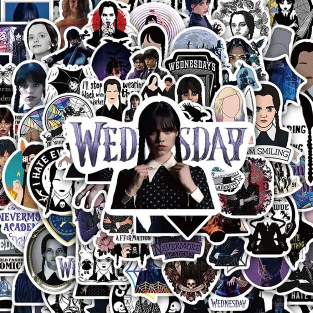 Wednesday Addams Assorted Stickers